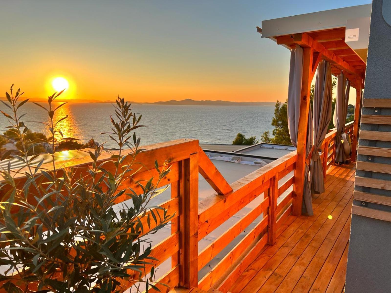 D-View Premium Mobile Home - Panoramic Seaview - 150 M From Beach, Free Parking Драге Экстерьер фото