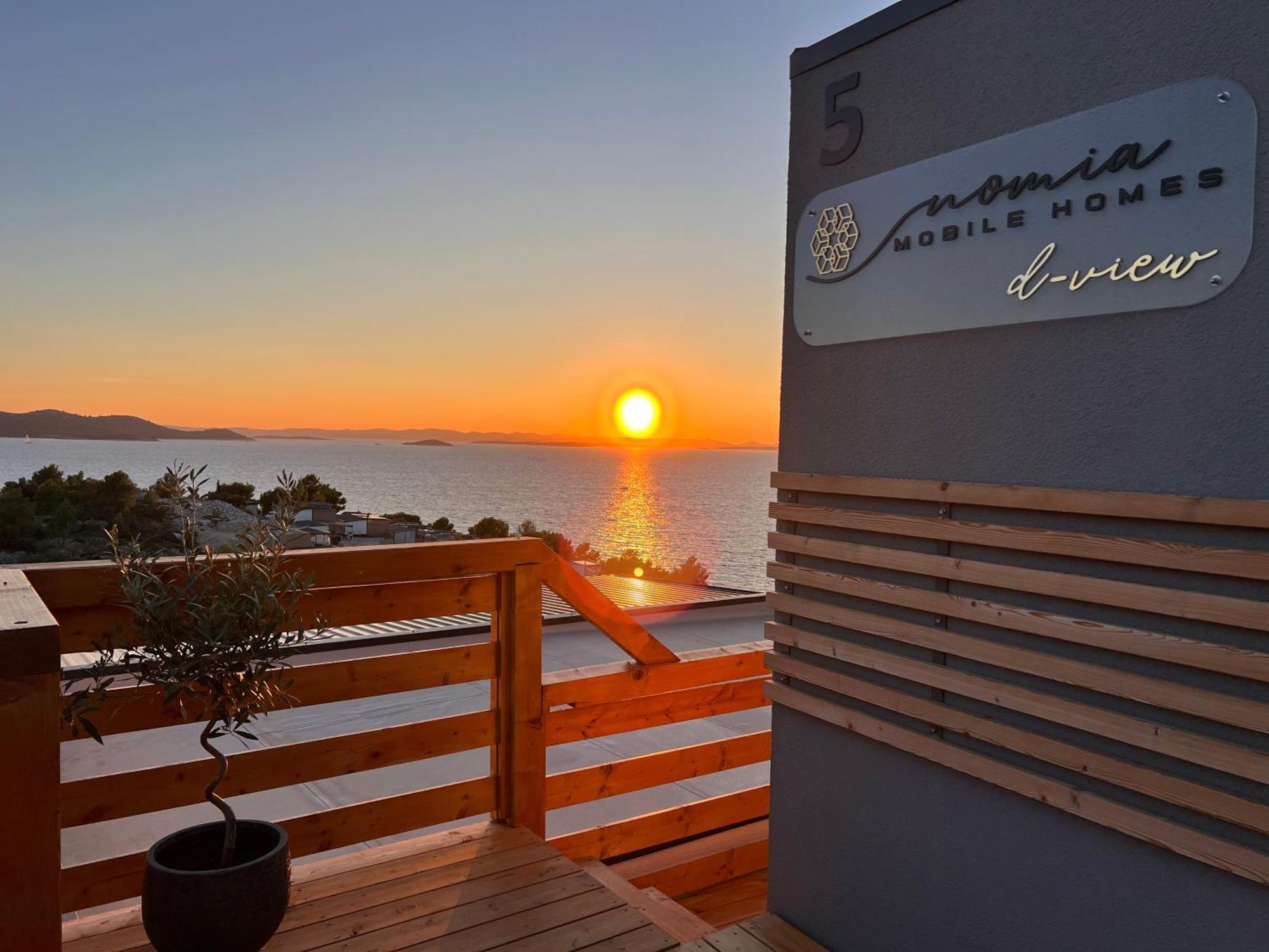 D-View Premium Mobile Home - Panoramic Seaview - 150 M From Beach, Free Parking Драге Экстерьер фото