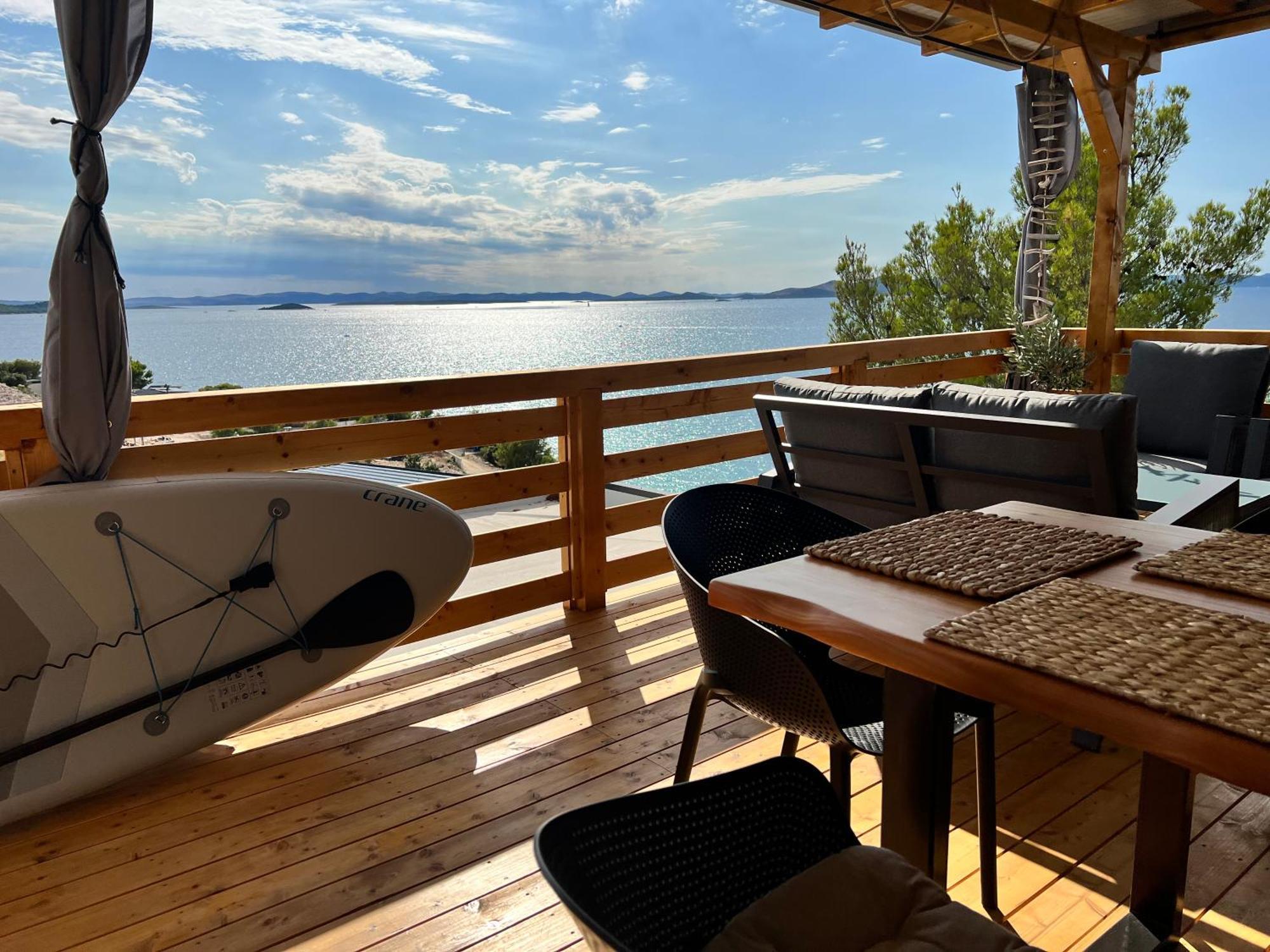 D-View Premium Mobile Home - Panoramic Seaview - 150 M From Beach, Free Parking Драге Экстерьер фото
