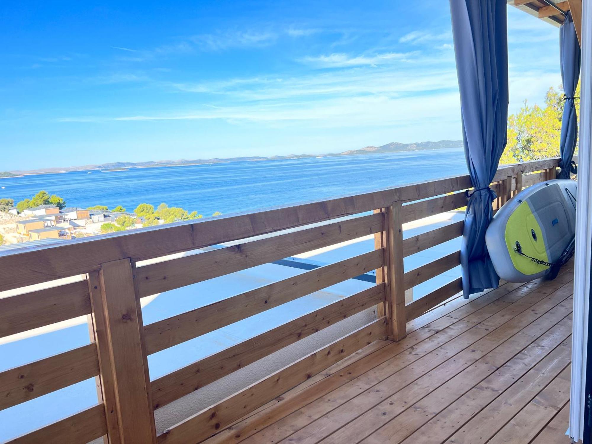 D-View Premium Mobile Home - Panoramic Seaview - 150 M From Beach, Free Parking Драге Экстерьер фото